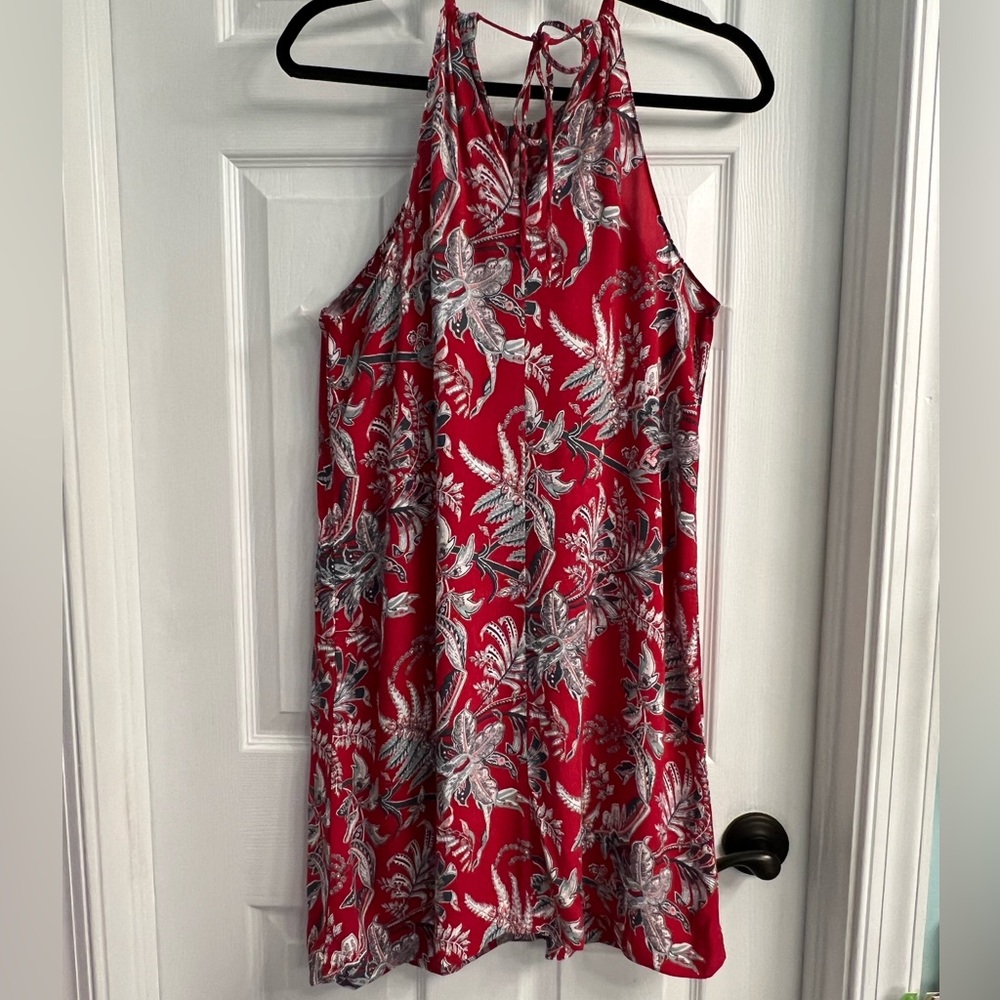 Red whit and blue Loft sundress